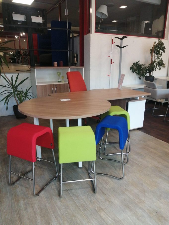 tabouret de bar d'occasion bleu TAB15 – Image 5