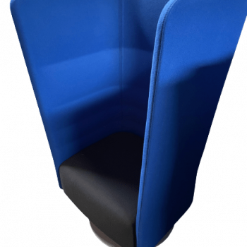 fauteuil acoustique d’occasion bleu
