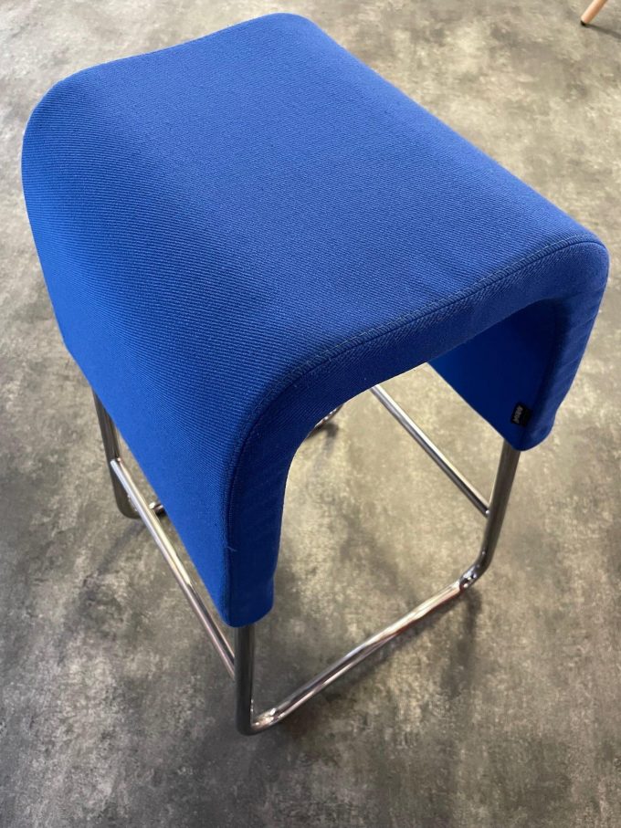 tabouret de bar d'occasion bleu TAB15 – Image 4