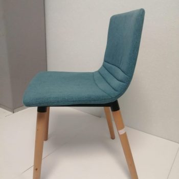 chaise d’occasion vert/bois SV4P10