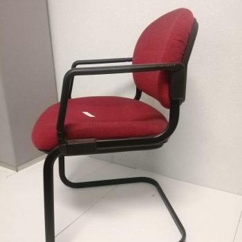 chaise luge d’occasion rouge/noir UNIT5