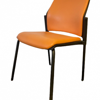 Chaise simili orange « occasion » SV4P7