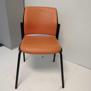 Chaise simili orange d’occasion
