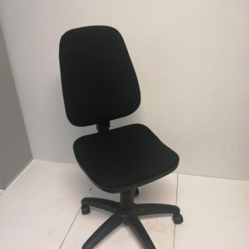 fauteuil de bureau tissu noir d’occasion
