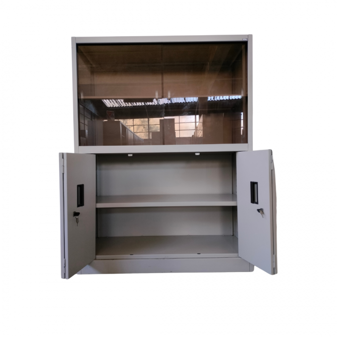 BIBLIOTHEQUE EN VERRE OCCASION - 299C12C1 – Image 2