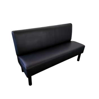 CANAPE NOIR 3 PLACES – 299C26