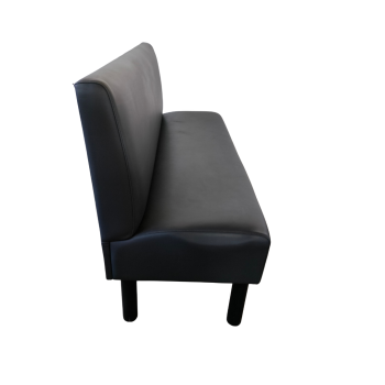 CANAPE NOIR 2 PLACES – 299C27