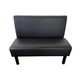 CANAPE NOIR 2 PLACES – 299C27