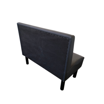 CANAPE NOIR 3 PLACES – 299C26