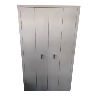ARMOIRE GRISE PORTES BATTANTES – 299AHPB64